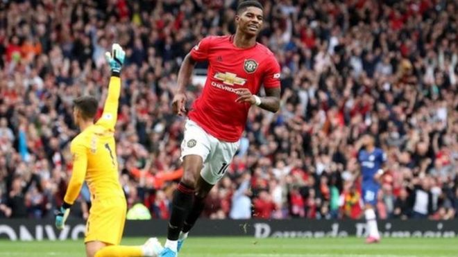 Rashford baada ya kufunga mkaju wake wa penalti