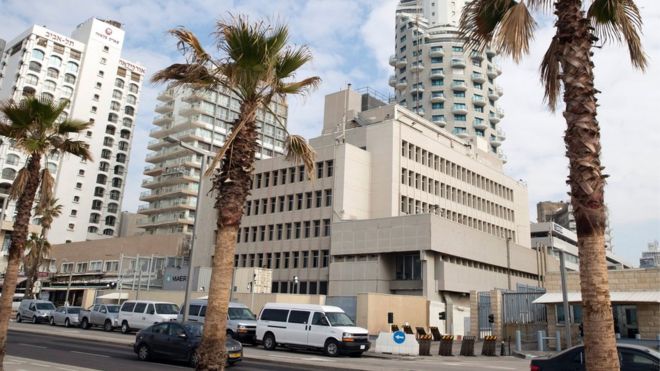 Посольство США в Тель-Авиве (декабрь 2016 г.)