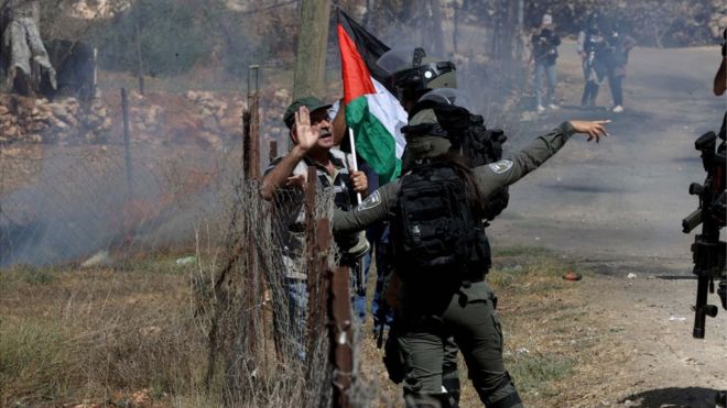 مواجهات بين الفلسطينيين والجيش الإسرائيلي