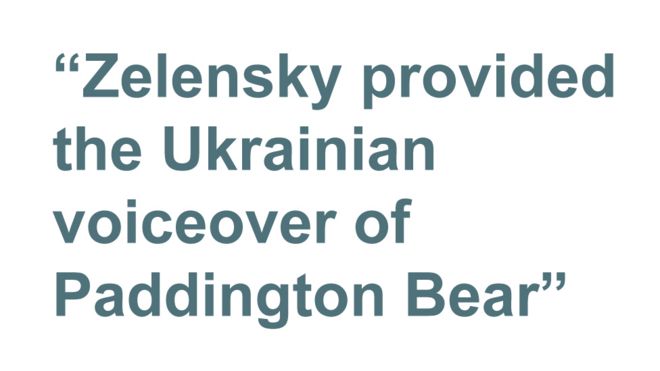 Цитата: Зеленский предоставил украинскую озвучку Медведя Паддингтона