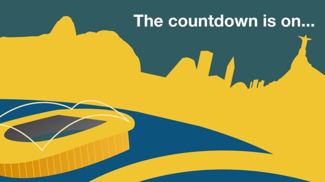 Rio 100 days to go