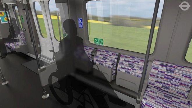 Бухта для инвалидных колясок на Crossrail