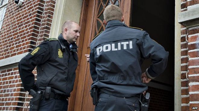 Датская полиция в Орхусе