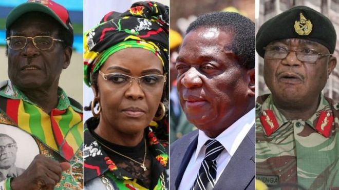 اللاعبون الرئيسيون في الأزمة في زيمبابوي