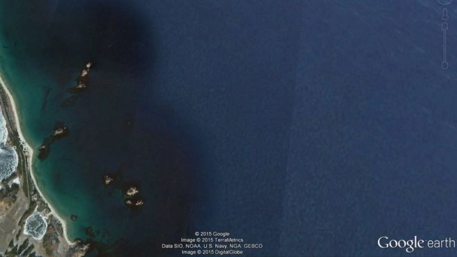 Google Планета Земля: Пляж Сиджунг