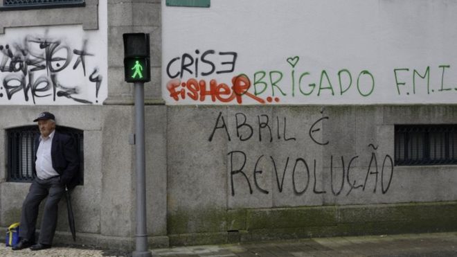 Анти-экономия граффити в Порту, Португалия