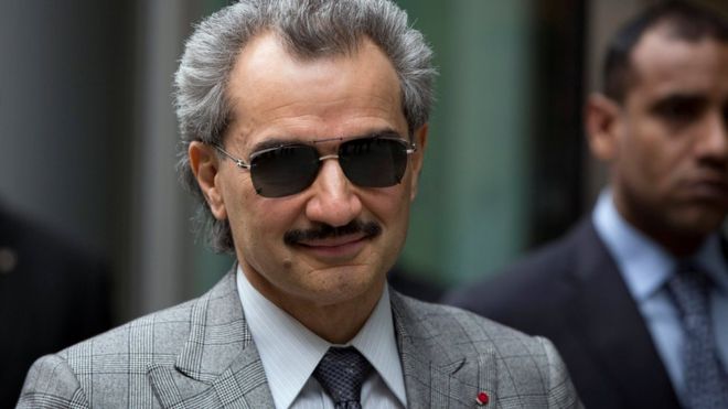 Prince Alwaleed bin Talal in London, 2 July 2013