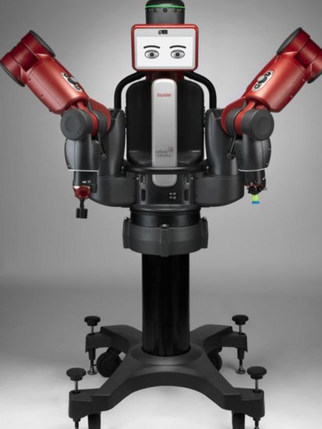 Бакстер, один из роботов от Rethink Robotics