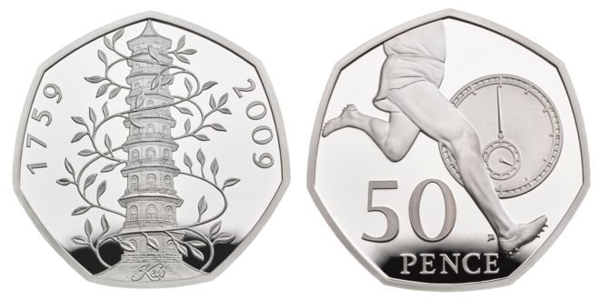 Памятные монеты 50p