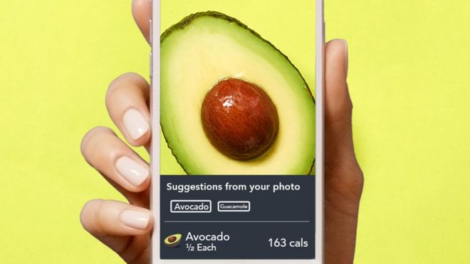 Скриншот авокадо на телефоне