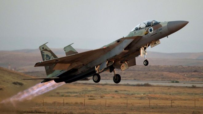 Израильский самолет "Ф-16"