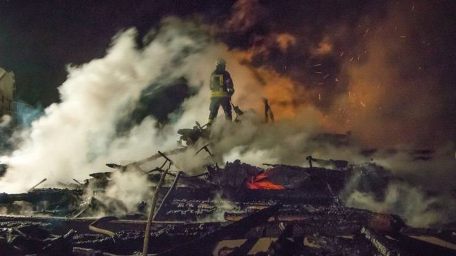 пожежа в таборі в Одесі