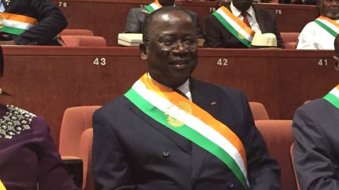 Jeannot Ahousso-Kouadio élu président du Sénat ivoirien