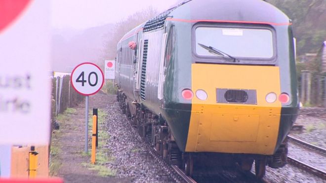 Train Leaving Okehampton Train Leaving Okehampton