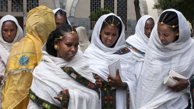 Православные христиане в Аксуме, Эфиопия