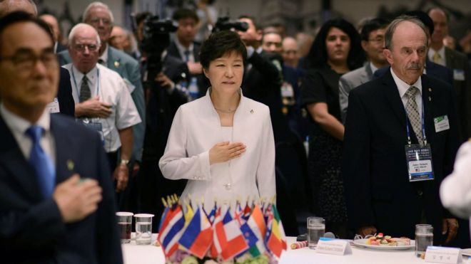 صورة الرئيسة الكورية الجنوبية