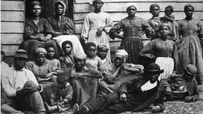 Photos of slaves 1862