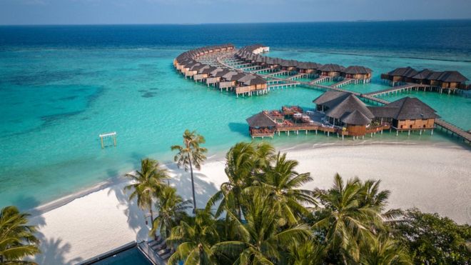 मालदीव का एक रिज़ॉर्ट