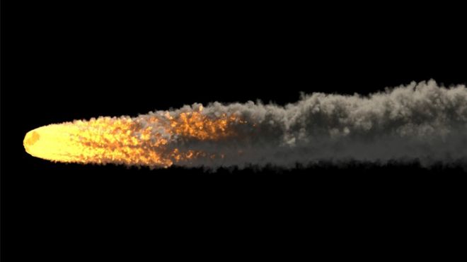 US detects huge meteor explosion-HasiAwan.com Artwork: Fireball