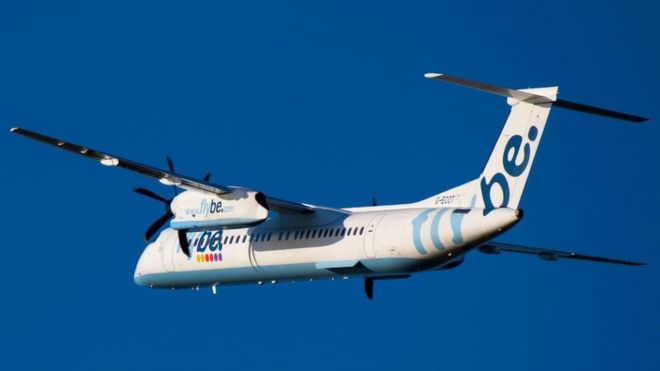 "Flybe" Collapses. Collapsed Flybe tells passengers not to travel to airports _111143980_gettyimages-1200535896-1
