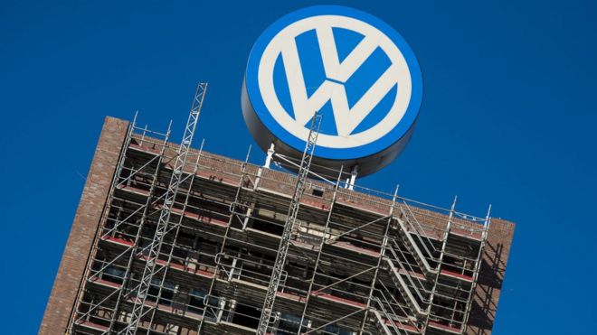 Оригинальное здание штаб-квартиры VW, находящееся сейчас на реконструкции в Вольфсбурге