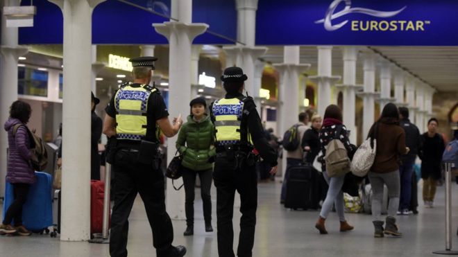 Полиция в St Pancras International