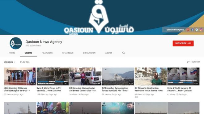 يوتيوب يحذف آلاف المقاطع المصورة عن الصراع في سوريا