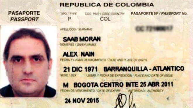 Alex Saab es un abogado colombiano que está acusado de ser testaferro del presidente de Venezuela, Nicolás Maduro, en una red de narcotráfico y lavado de dólares.