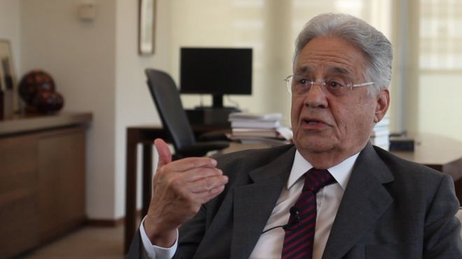 O ex-presidente Fernando Henrique Cardoso, em entrevistsa à BBC Brasil