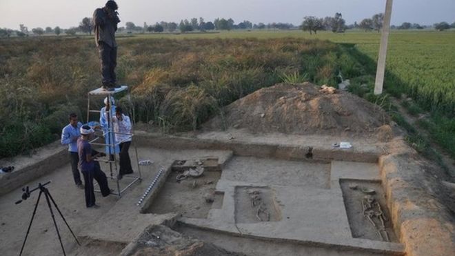 Человеческие скелеты найдены в Харьяне