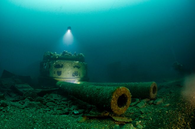 Крушение HMS Audacious у северного побережья графства Донегол, Ирландия