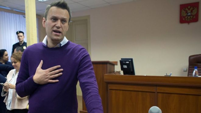 Алексей Навальный в Кировском райнном суде