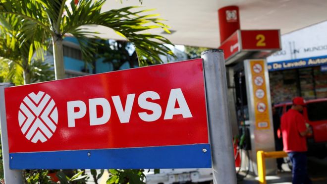 Gasolinera de PDVSA.