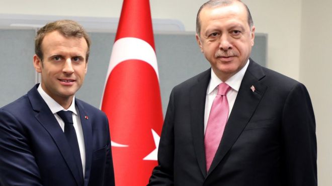Cumhurbaşkanı Erdoğan ile Fransa Cumhurbaşkanı Macron Eylül ayında New York'ta bir araya gelmişti.