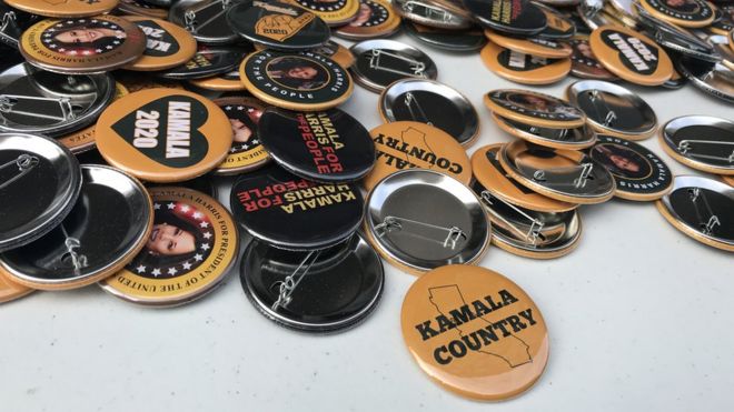button that says "Kamala Country"