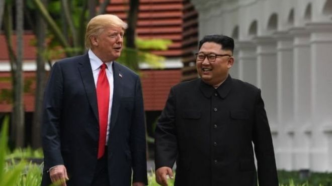 டிரம்ப் மற்றும் கிம் ஜாங்-உன்