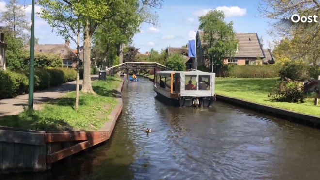 Канал в Гитхорне, Нидерланды