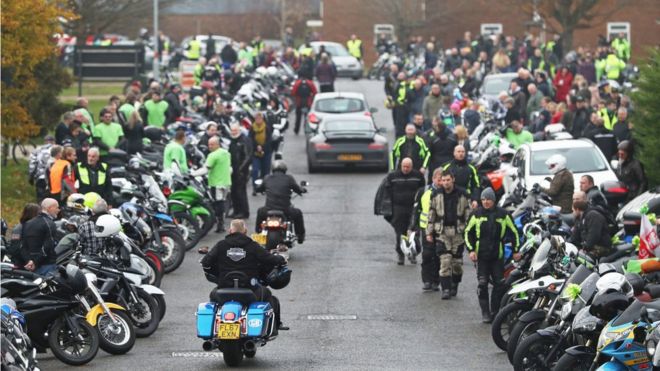 Motorbike gathering in Brackley