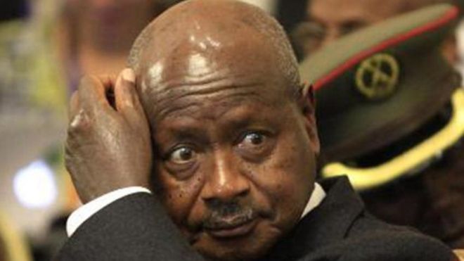Madaxweynaha Uganda Yoweri Museveni