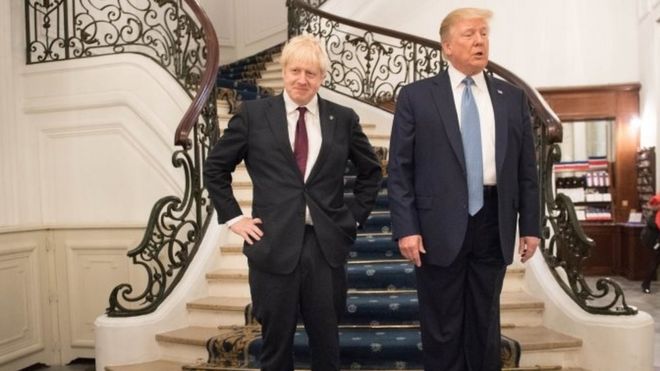 Boris Johnson and Donald Trump