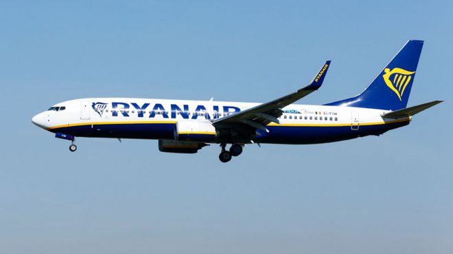 Полет Ryanair (изображение)