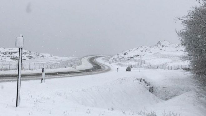 снег на Крымском перевале