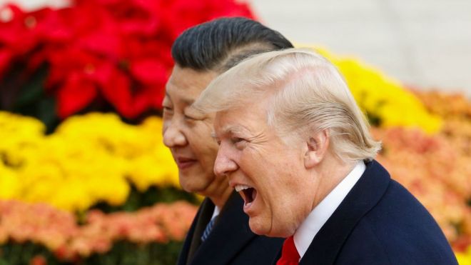 Donald Trump y Xi Jinping.