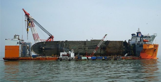 South Korea Ferry Disaster Sewol Remains Not Human Bbc News