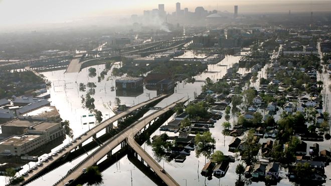 Новый Орлеан после урагана Катрина 2005