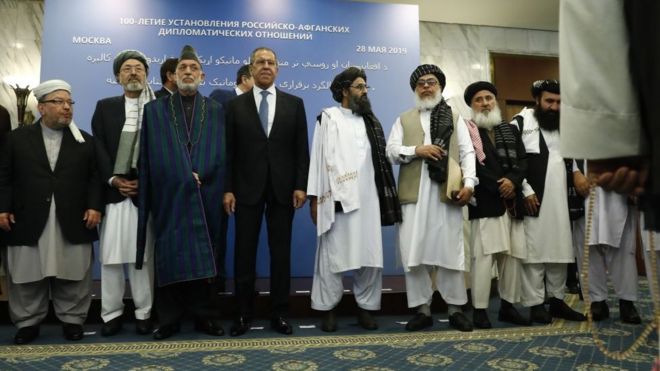 талибы и Лавров на переговорах в Москве