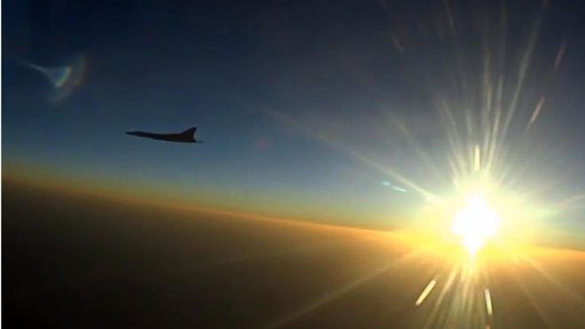 Самолет Су-22М3 на боевом вылете с иранской базы Хамадан