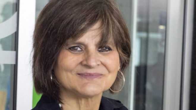 Lina Álvarez, madre por tercera vez a los 62.