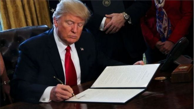 Trump səyahət qadağası ilə bağlı sərəncamı yanvarın 25-də imzalayıb.