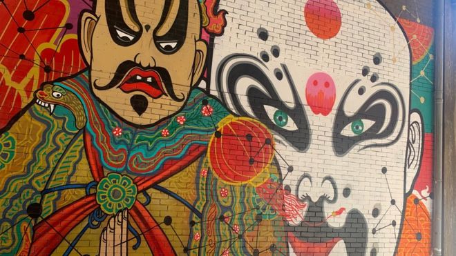 Artwork in Chinatown